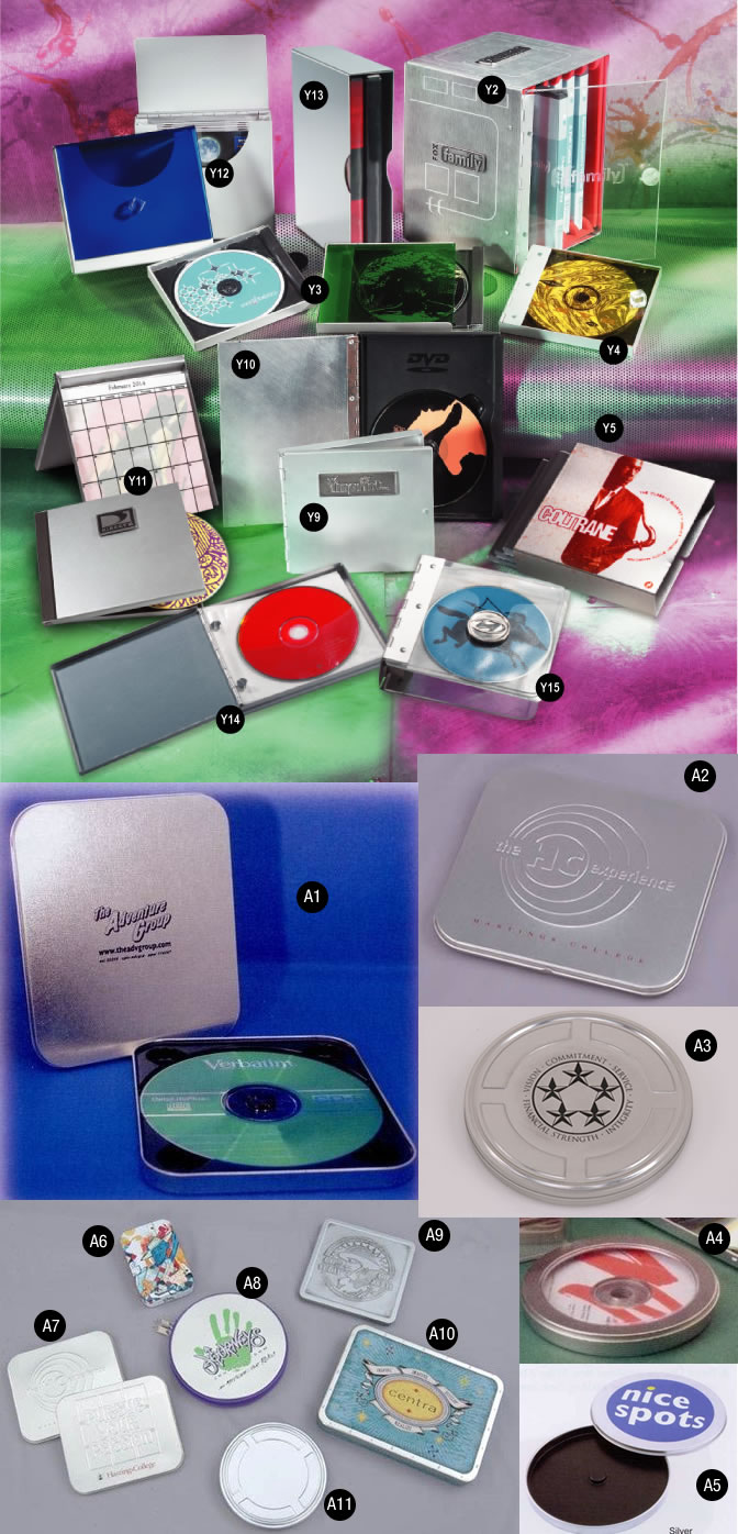 Custom Materials CD & DVD Packaging